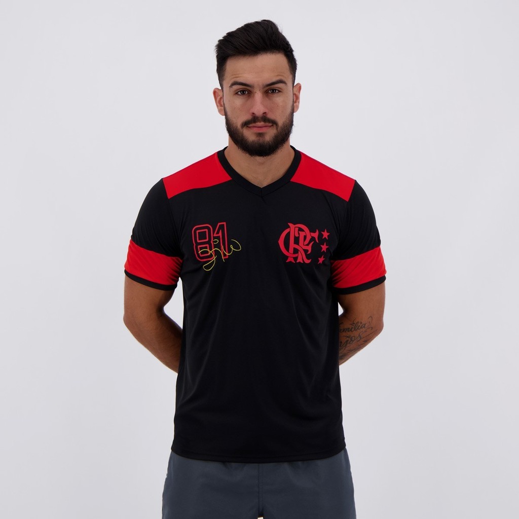 Camisa Flamengo Retrô Zico em Oferta na Shopee