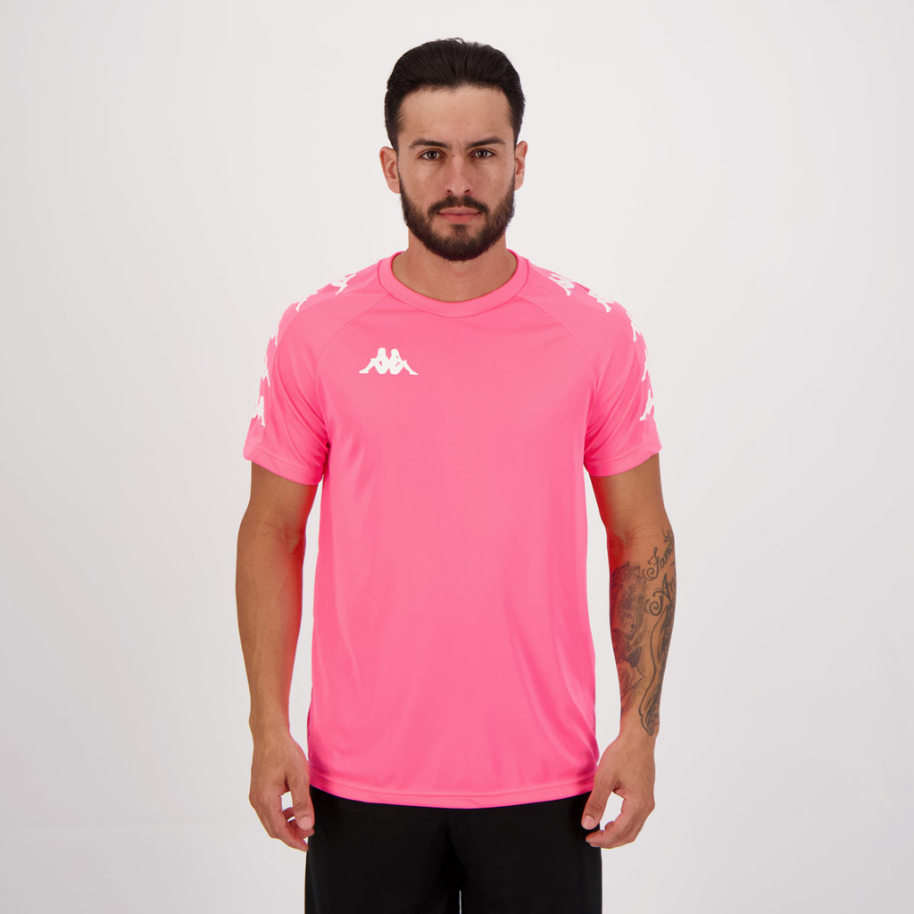 Camisa Kappa Sports Rosa - Sports & Outdoors