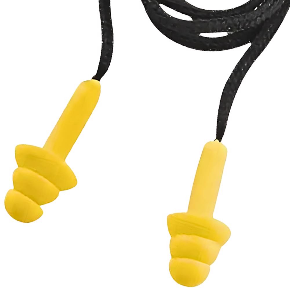 Kit Protetor Plug Auricular Copolímero Reutilizável com Cordão de 10 Uni VONDER