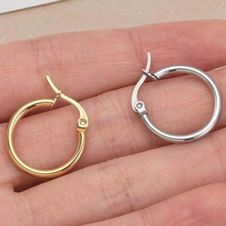 2pcs Brincos Argola Aço Cirúrgico Prata. Argolinha 20mm em Oferta na Shopee