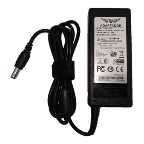 Fonte Carregador 19v 3.16 60w Notebook Samsung