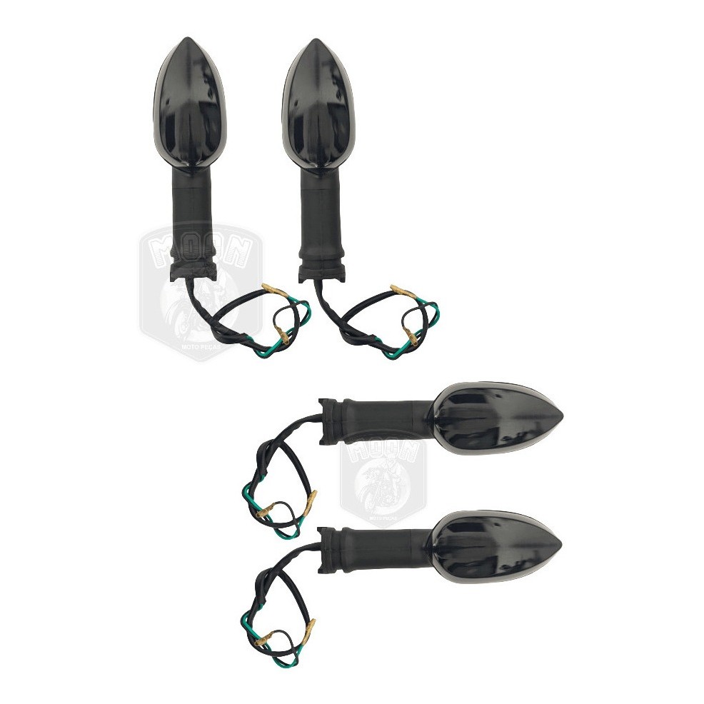 4 Seta Pisca Para Moto Xtz 150 Crosser Lente Fume Gvs Lampad em Oferta na Shopee