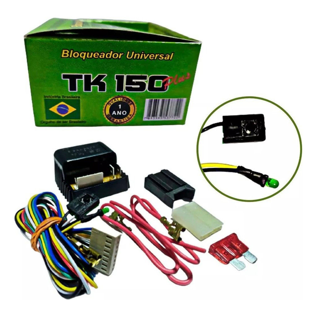 Bloqueador Automotivo Veicular Antifurto Corta Combustível TK150