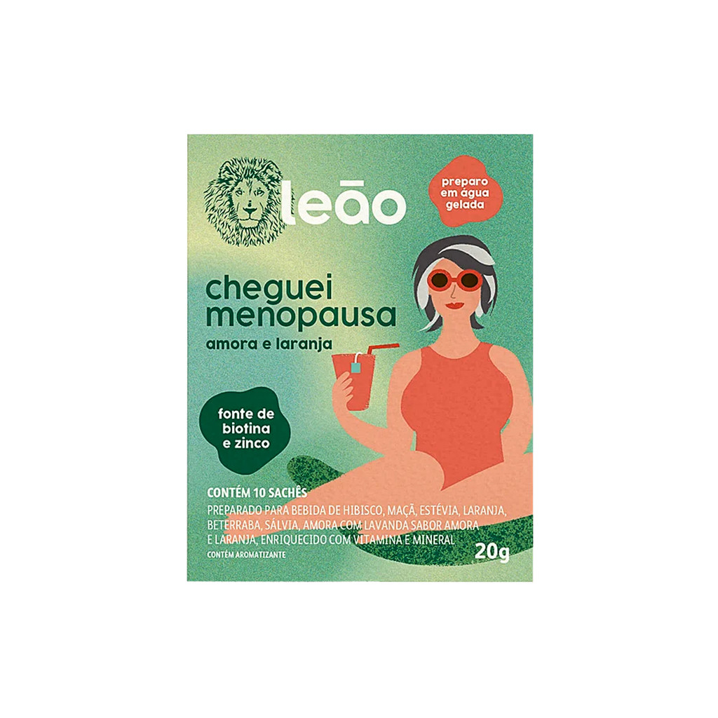 Chá Fases Cheguei Menopausa Amora e Laranja 10 Sachês com 2g - Chã leão em Oferta na Shopee