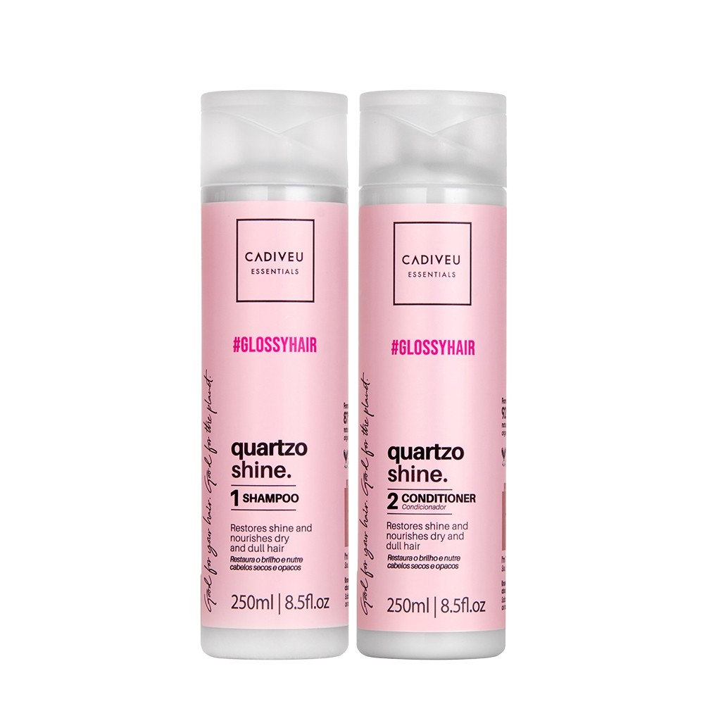 Kit Cadiveu Essentials Quartzo Shine - Duo (2 produtos) em Oferta na Shopee