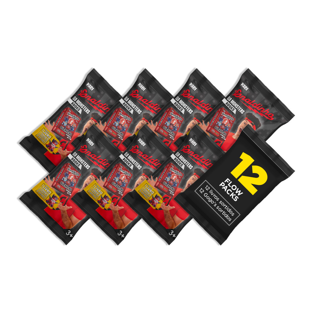 12 envelopes Coleção Elo Monsters Gogo´s Books - Enaldinho (12 minilivros + 12 Gogo's - Sortidos) em Oferta na Shopee