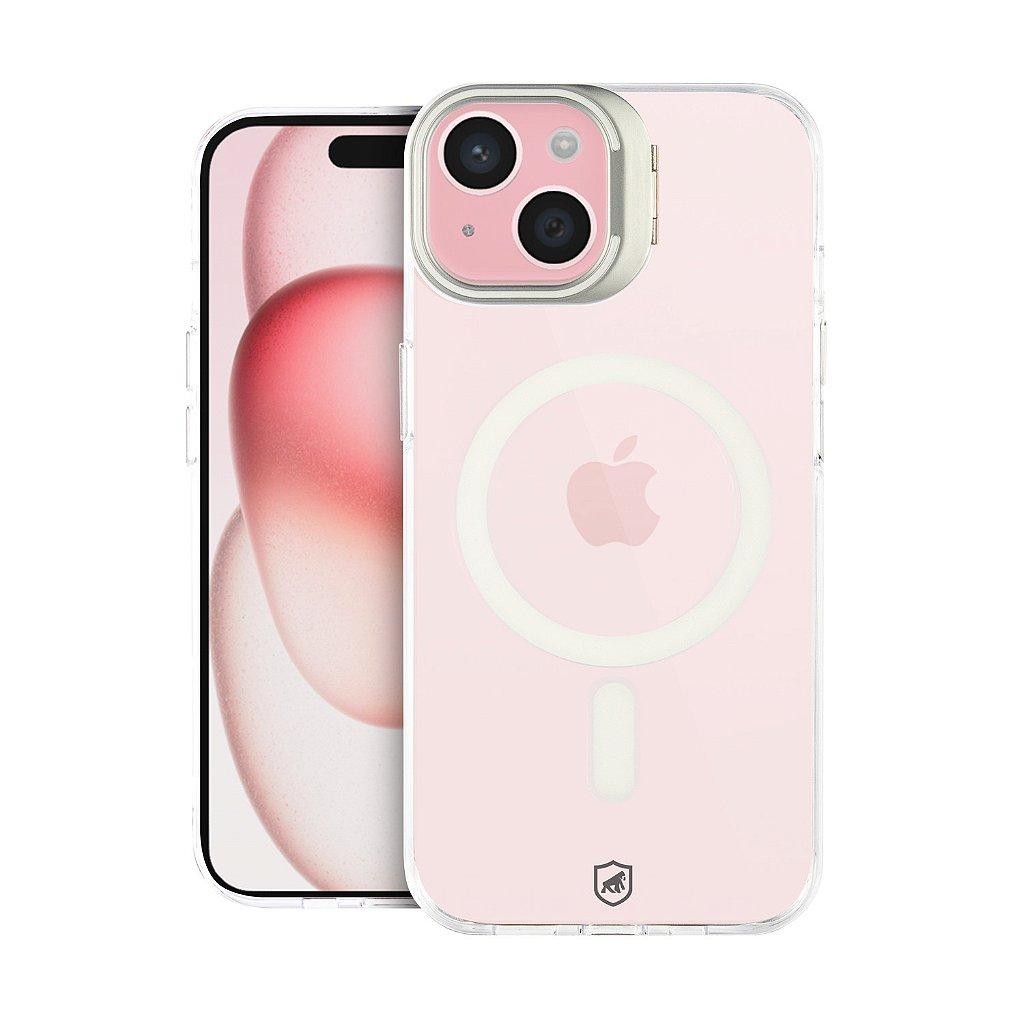 Capa case capinha para iPhone 15 - MagSafe Crystal Armor Stand - NÃO AMARELA - Gshield