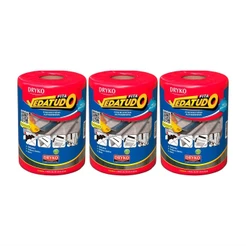 Fita Manta Asfáltica Auto Adesiva Aluminizada Multiuso 20cm x 10m 3 Unidades