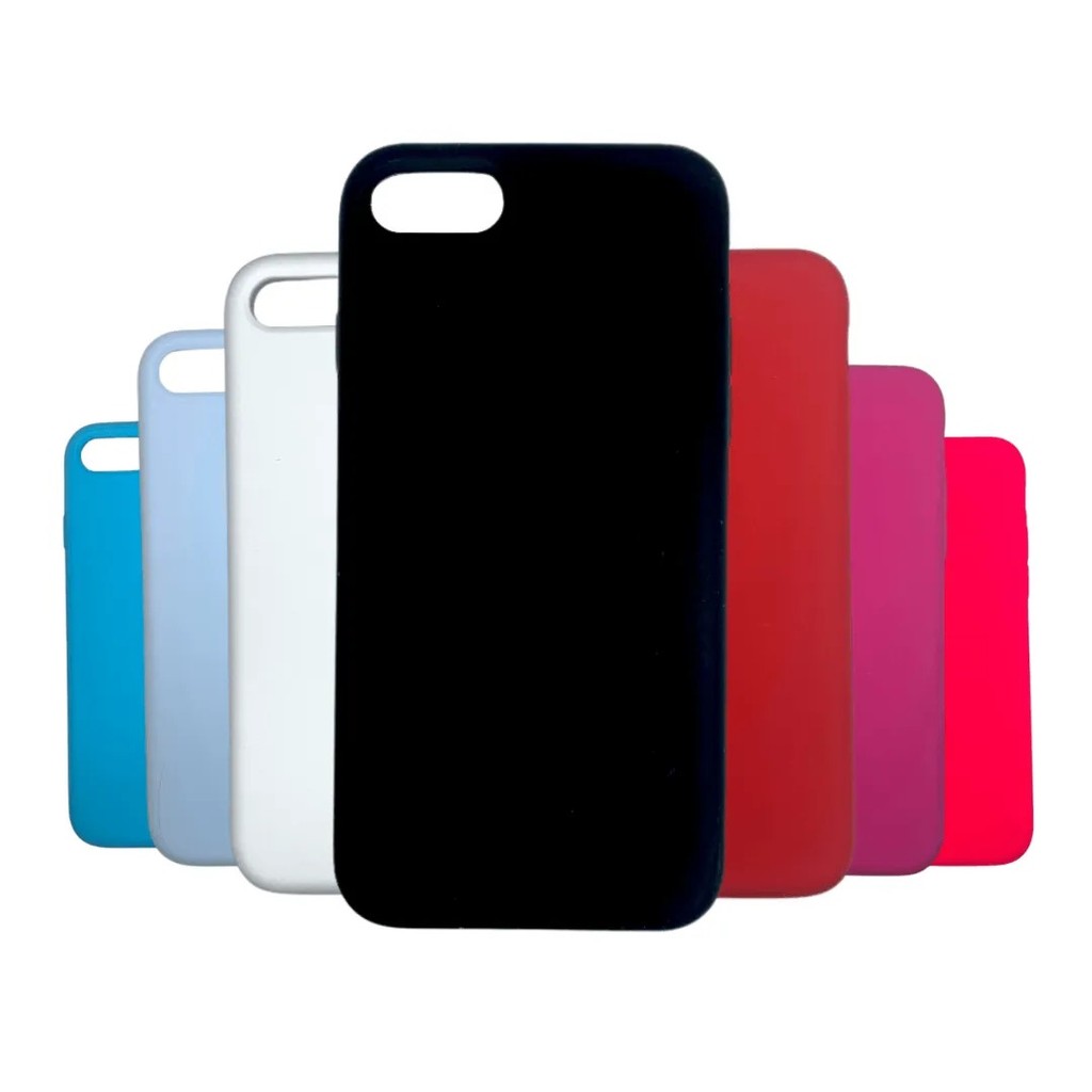 Kit 2 Capa Case Compativel Iphone 7/8 Plus Silicone Flexivel