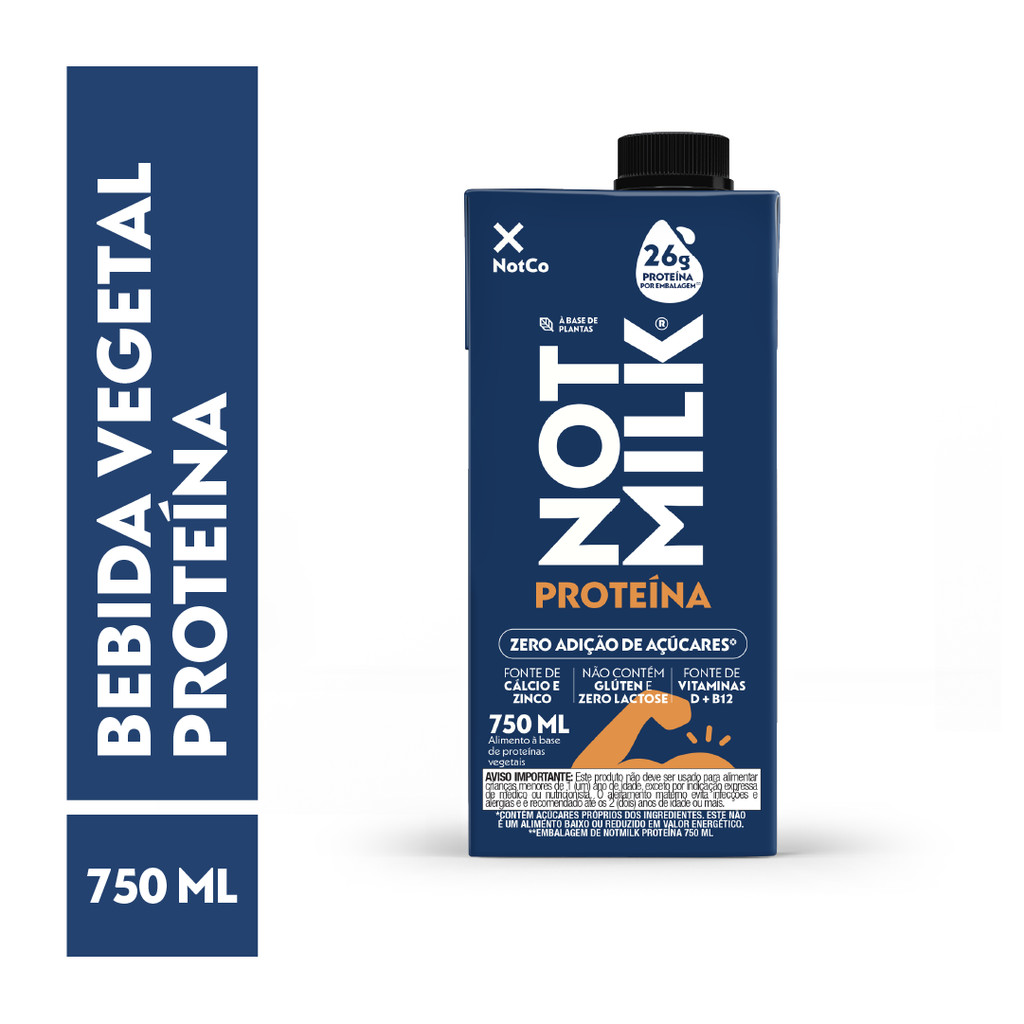 Bebida Vegetal NotCo NotMilk 26g de Proteina 750ml