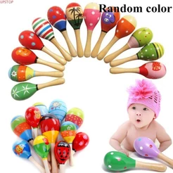 UPSTOP 6/12 Unidades Musicais Infantis Favorecem Chocalhos Maraca Para Educação Infantil