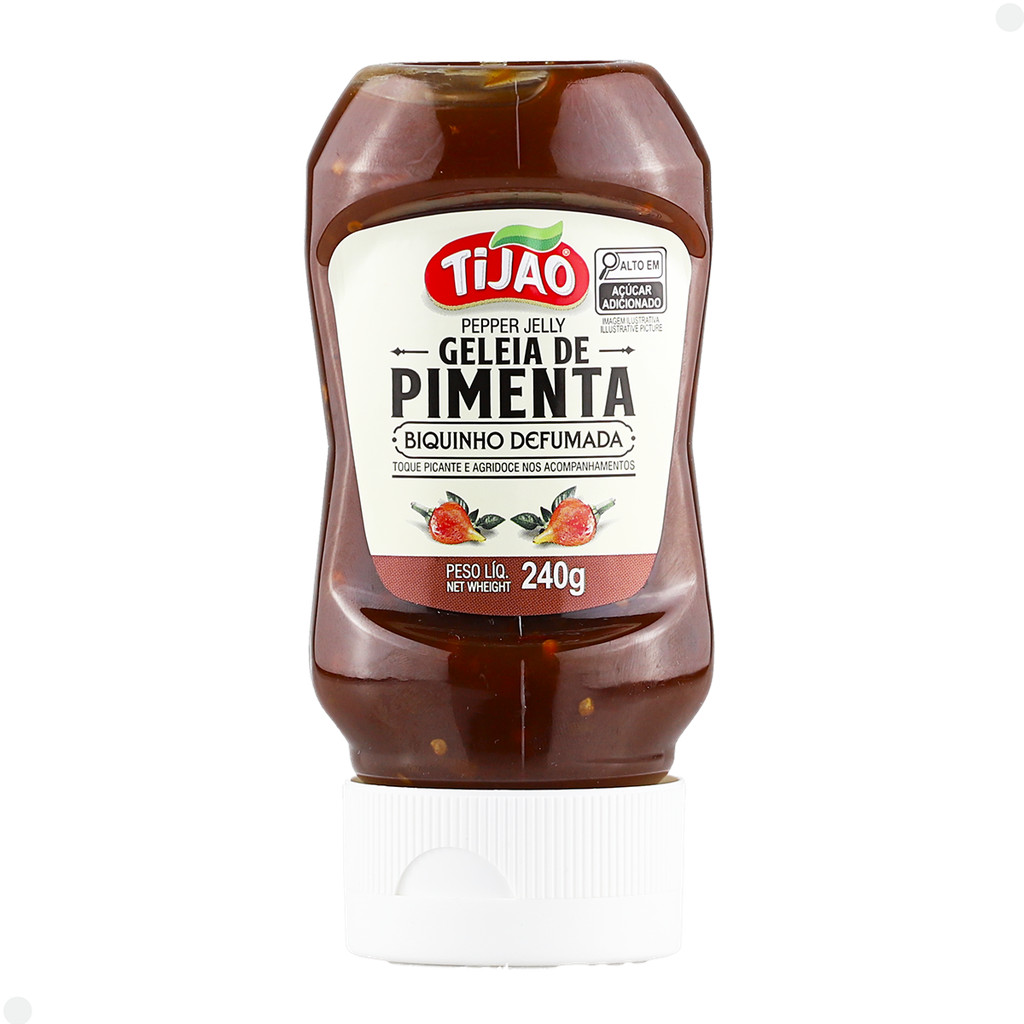 Geleia de Pimenta Biquinho Defumada Tijão 240g em Oferta na Shopee