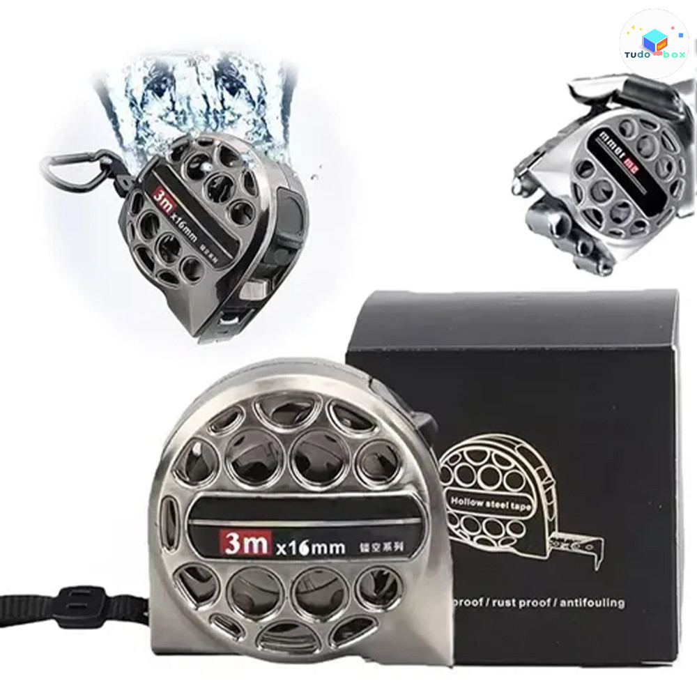 Fita Métrica Aço Inoxidável Reforçada Impermeável Antiqueda Precisão para Obra e Uso Doméstico em Oferta na Shopee