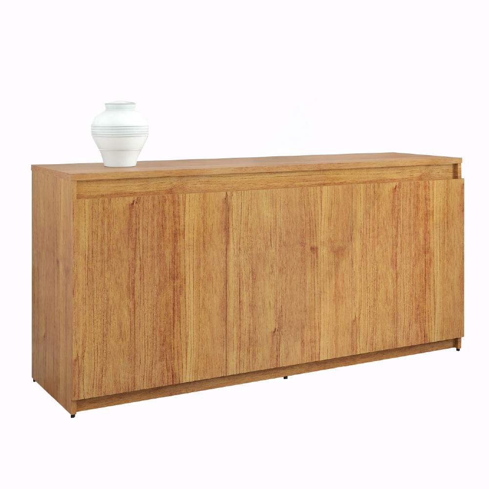 Balcão Buffet Aparador 3 Portas Linux Viero em Oferta na Shopee