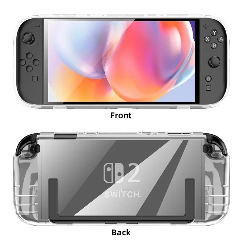Capa tpu transparente para nintendo switch 2, capa macia à prova de choque, anti-queda em Oferta na Shopee