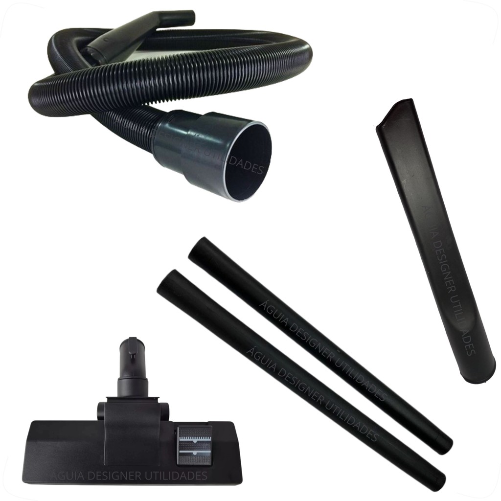 Kit Mangueira Para Aspirador de Pó Electrolux A10 / A20 / Lavor / PROSDOCIMO + 4 Bocais - Diâmetro 32 mm