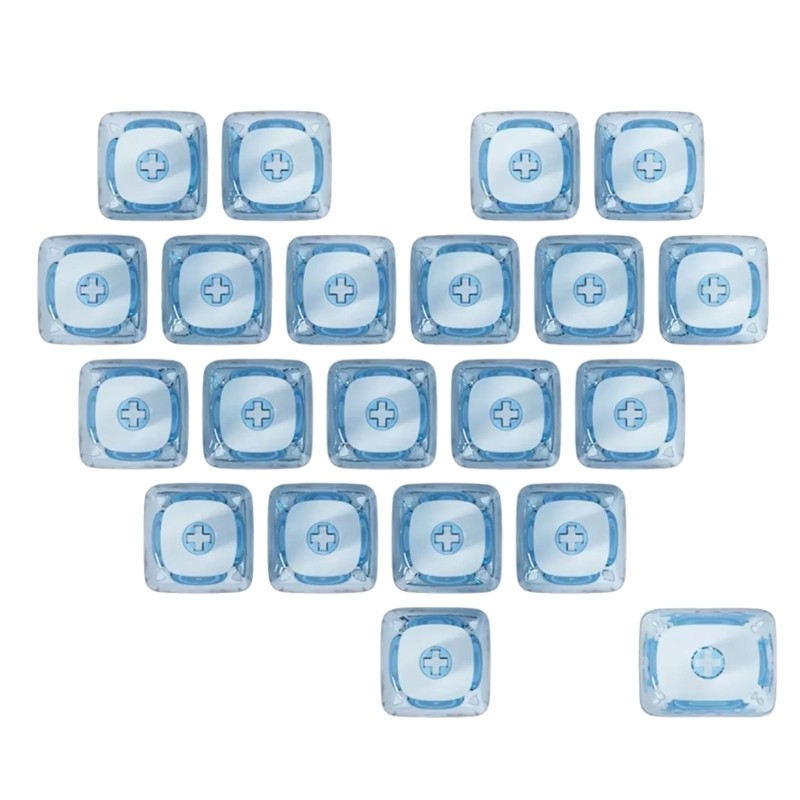 Li * 21Key 1U 1 25U Profile PC Tampas Chave Branco Coração Caps Gravura Keycap — imagem 2 de 2