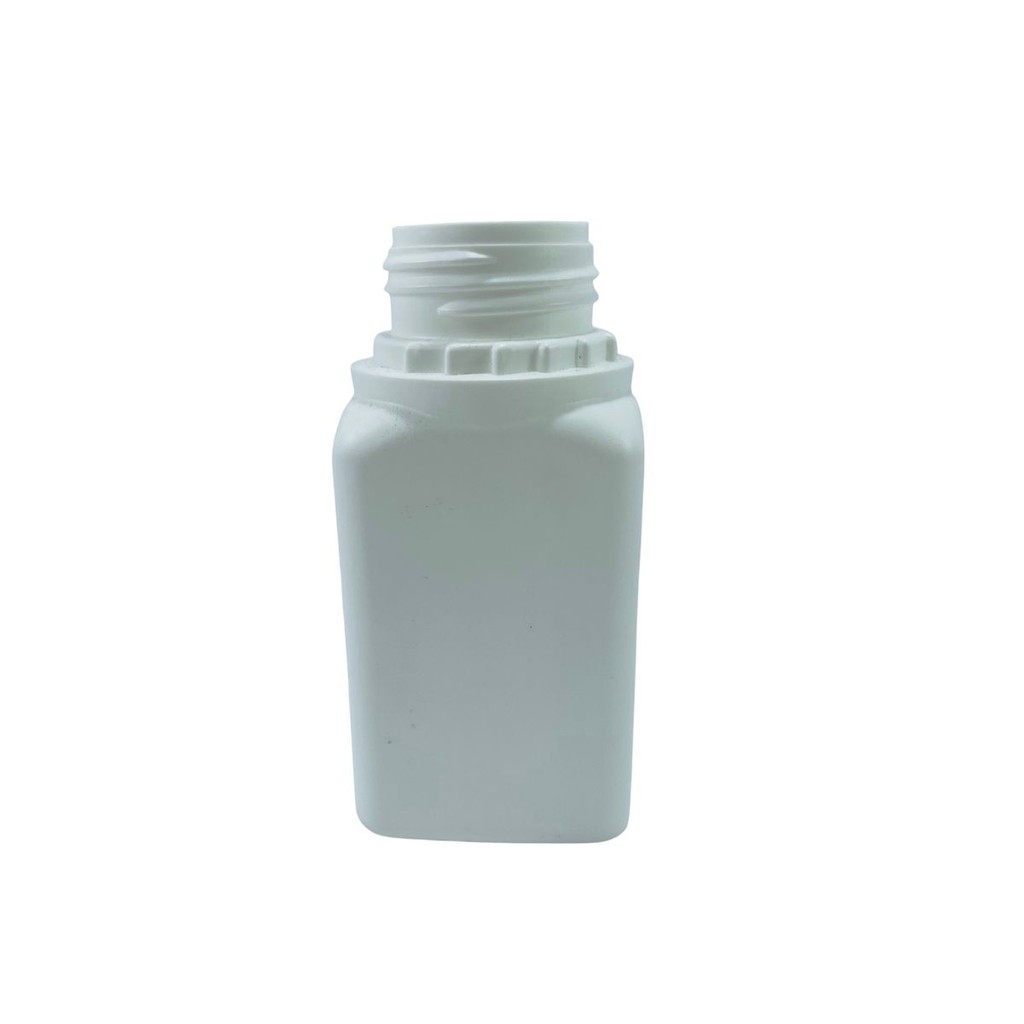 FRASCO PEAD BRANCO DE 250ML QUADRADO 3 UNIDADES, 5 UNIDADES OU 10 UNIDADES - SOMOS FABRICANTES
