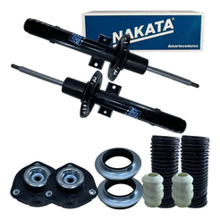 Par Amortecedor Dianteiro Original Nakata + Kit Crossfox 2005 2006 2007 2008 2009 2010 2011 2012 2013 2014