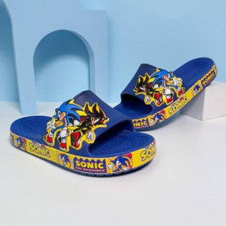 Chinelo Slide Sonic Menino Masculino Infantil Criança Confortável Leve em Oferta na Shopee