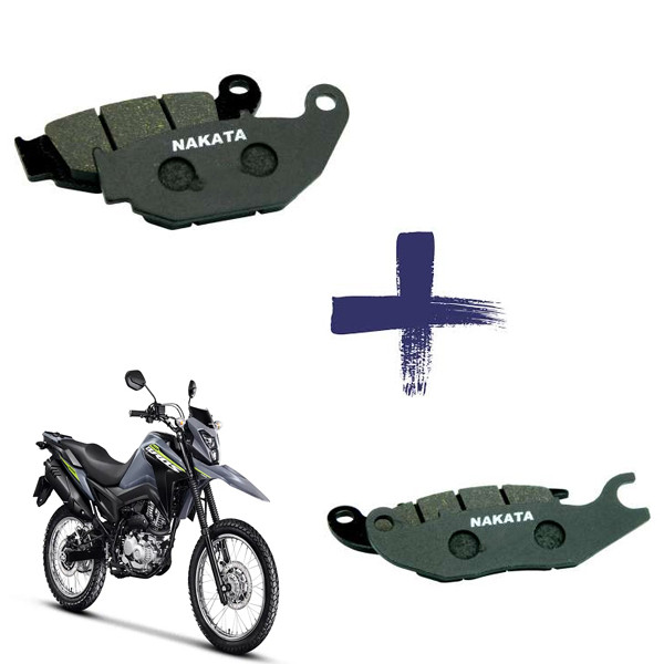 Kit Pastilhas Freio Dianteira e Traseira XRE 190 2025