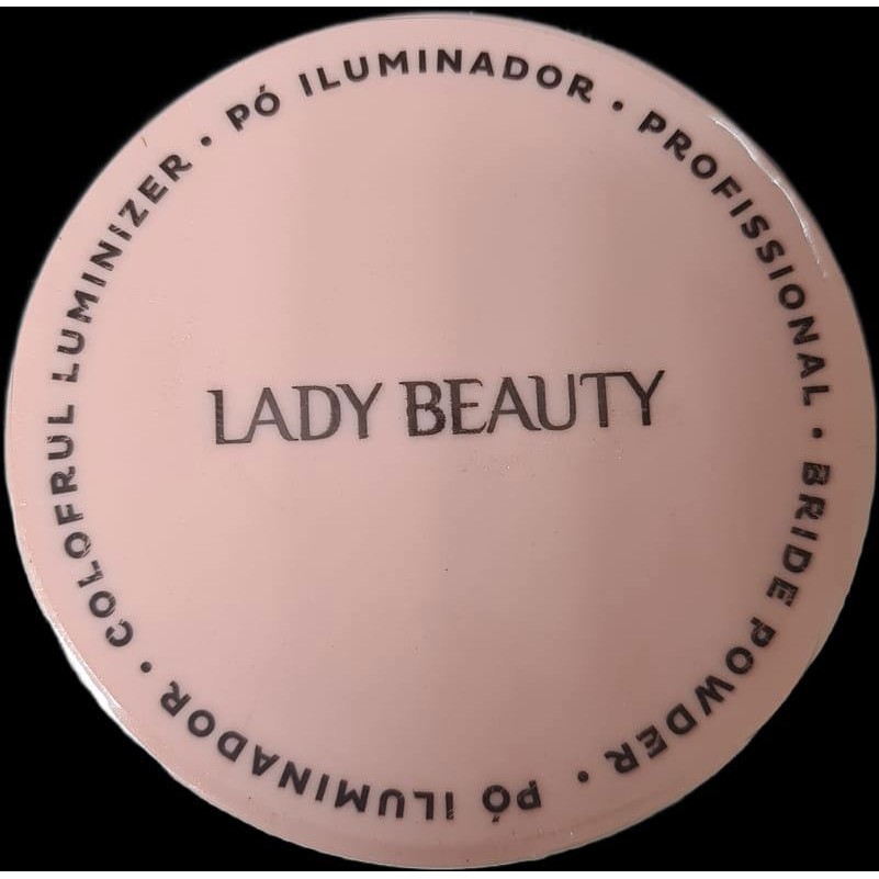 Pó Iluminador Profissional Bride Power 12g - Lady Beauty Pupi