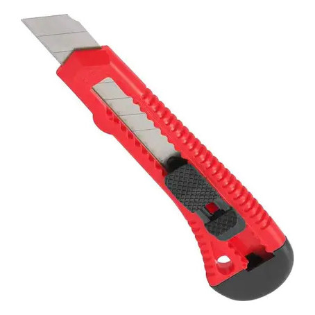 Estilete Profissional Com Trava 18mm Escolar Escritório