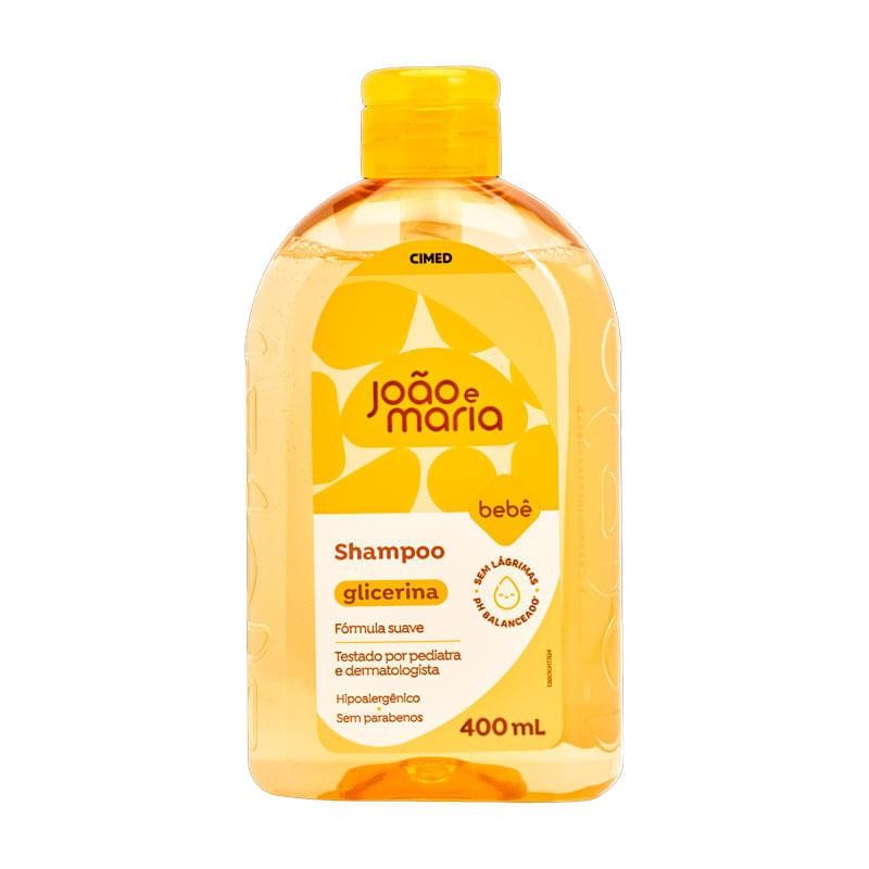Shampoo Glicerina João e Maria Bebê 400ml em Oferta na Shopee