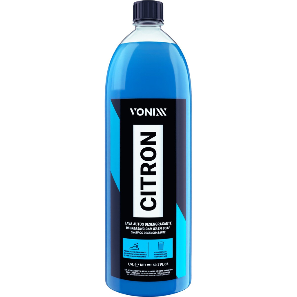Shampoo Desengraxante Automotivo Citron Vonixx 1,5litros em Oferta na Shopee