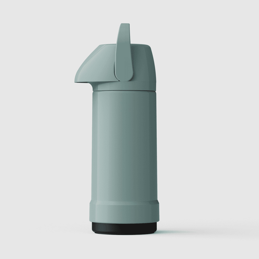Garrafa Térmica GLT Pressão 1L Verde Sálvia Invicta - Home & Living