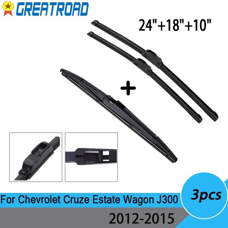 Kit De Conjunto De Lâminas De Limpador Dianteiro + Traseiro Para Chevrolet Cruze Estate Wagon J300 2012-2015 Pára-Brisa 