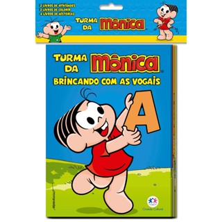 Turma da Mônica | Embalagem Econômica | Brincando com as Vogais em Oferta na Shopee