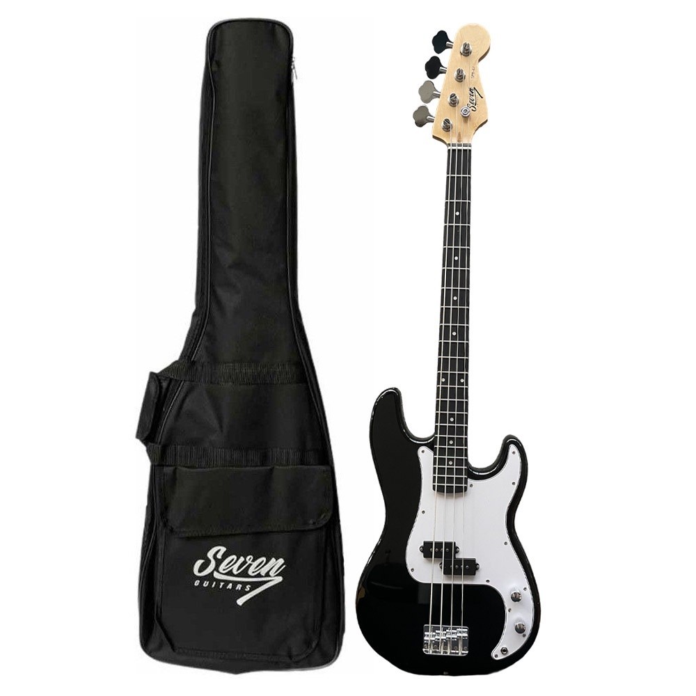 Contrabaixo Precision Bass Seven SPB-47 Bk Preto 4c Com Bag