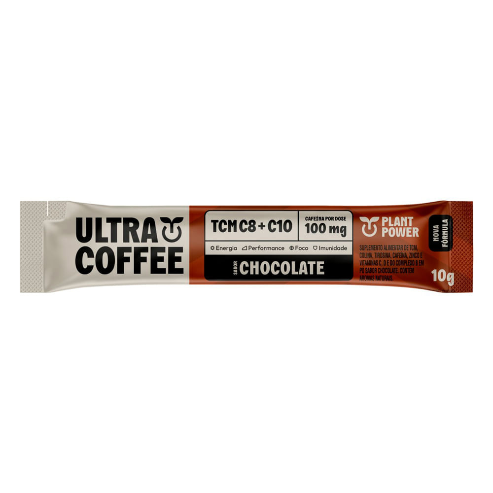 Suplemento Alimentar Ultracoffe Sabor Chocolate Stick 10g - Health