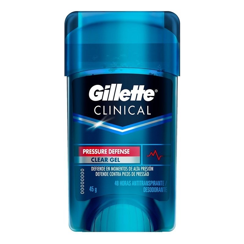 Desodorante Gillette Stick Clinical Pressure Defense 45g - Beauty