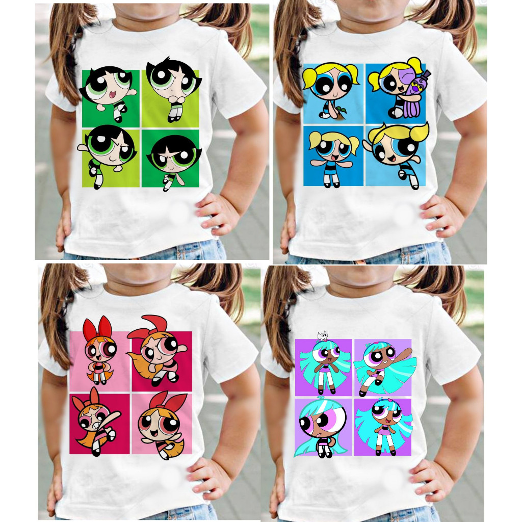 Camiseta infantil Meninas super Poderosas, lindinha, docinho,florzinha estrelinha, Blusa menina blogueirinha JsCod Fashi