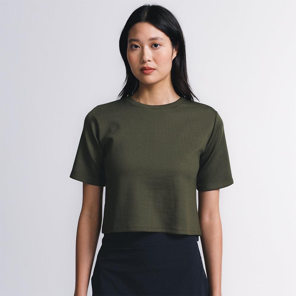 Blusa Feminina Insider Boxy Cropped em Oferta na Shopee