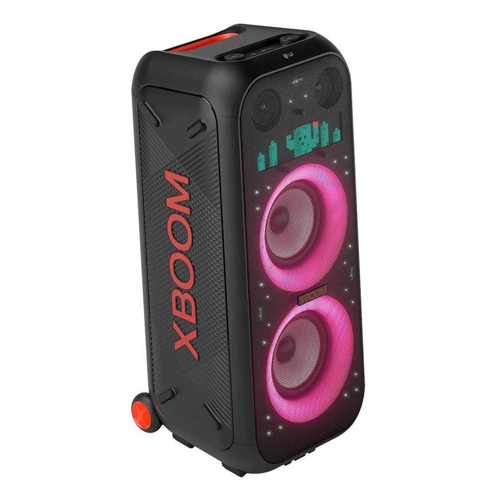 Caixa de Som Bluetooth LG Partybox Xboom XL9T com Proteção IPX4, Display de Pixel LED, Sound Boost, 1000W RMS - detalhe