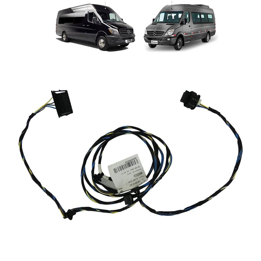 CHICOTE TRAVA ELETROMAGNETICA DA PORTA CORRER SPRINTER 415 515 2012 A 2020 ORIGINAL