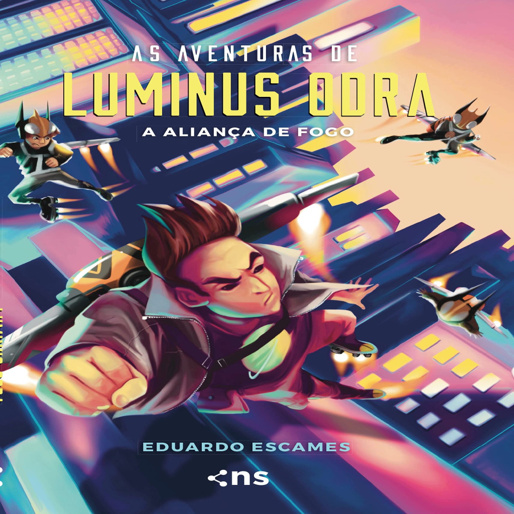 As Aventuras de Luminus Odra 3: A Aliança de fogo autor Eduardo Escames