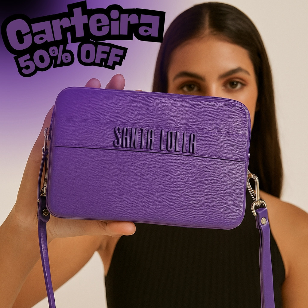 Carteira Bolsinha Feminina de Mão Pequena Zíper Tendência 2025 em Oferta na Shopee