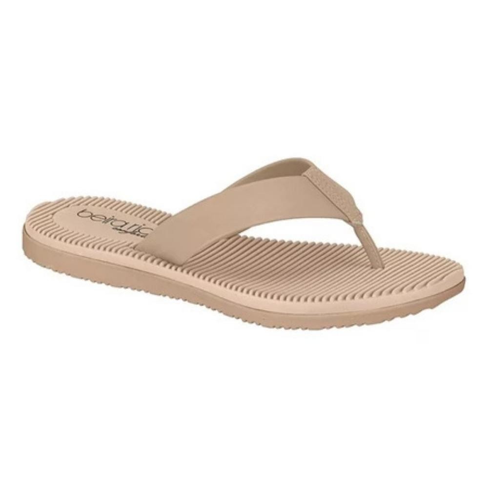 Chinelo Beira Rio Confort Feminino Bege 322143 em Oferta na Shopee