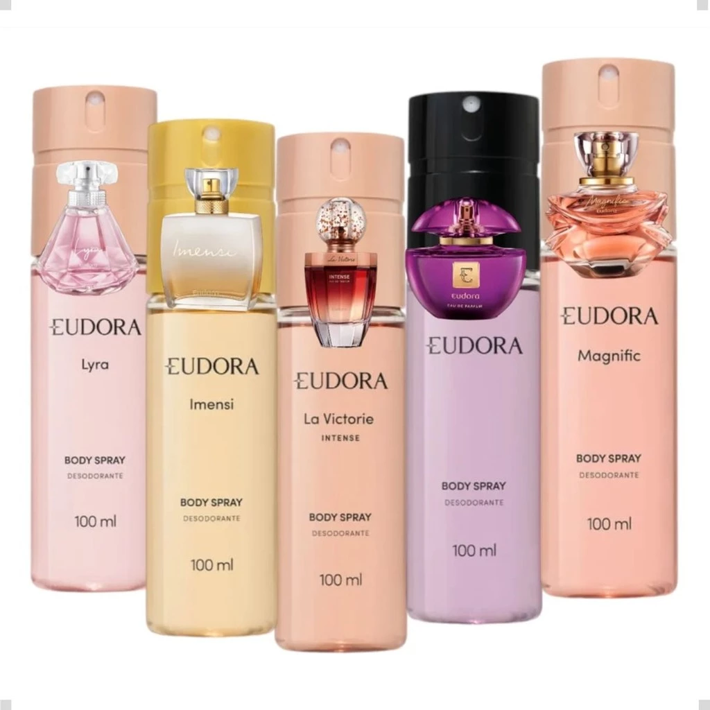 Body Sprayfeminino Desodorante 100ml Lyra Imensi Magnific La Victorie Eudora Roxo Original — imagem 1