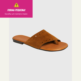 Sandália Feminina Rasteirinha Leve Confortável Casual Camurça Luiza em Oferta na Shopee