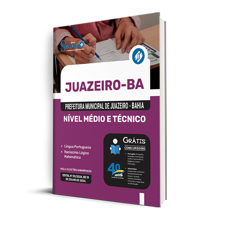 Apostila Prefeitura de Juazeiro - BA  - Nível Médio e Técnico - Comum aos Cargos