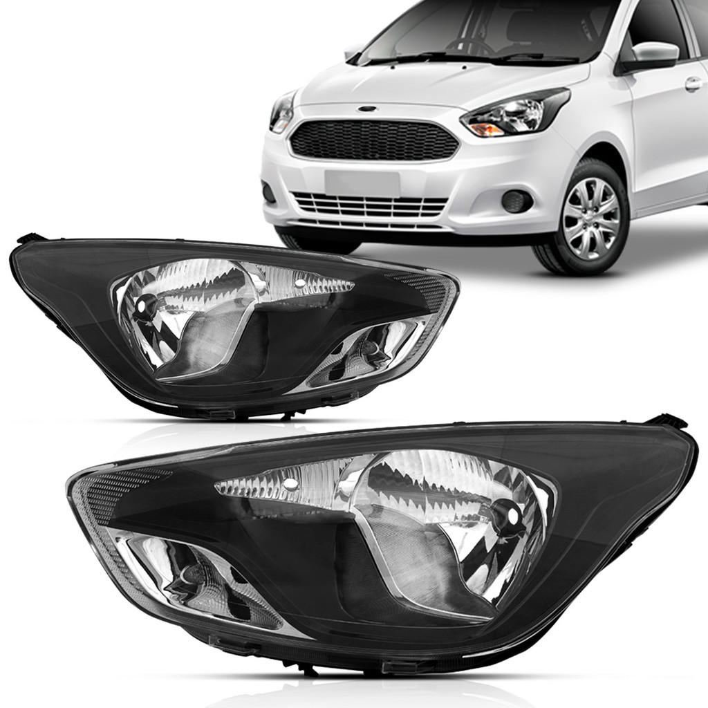 Par Farol Ka 2015 2016 2017 2018 Foco Simples Máscara Negra