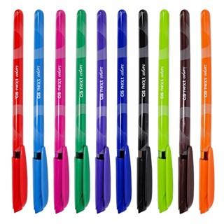 Caneta CIS 10 Cores Esferográfica Boligrafo Next Colors Ponta Fina 0.7mm E 10 Unidades em Oferta na Shopee