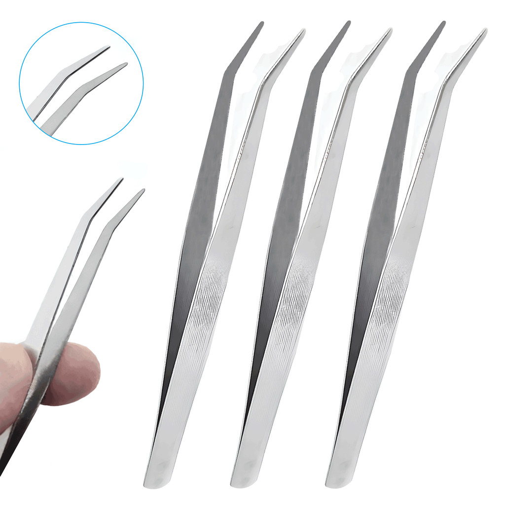 3 Pinça De Linha Para Overlock Interlock Galoneira Reta Industrial 18cm