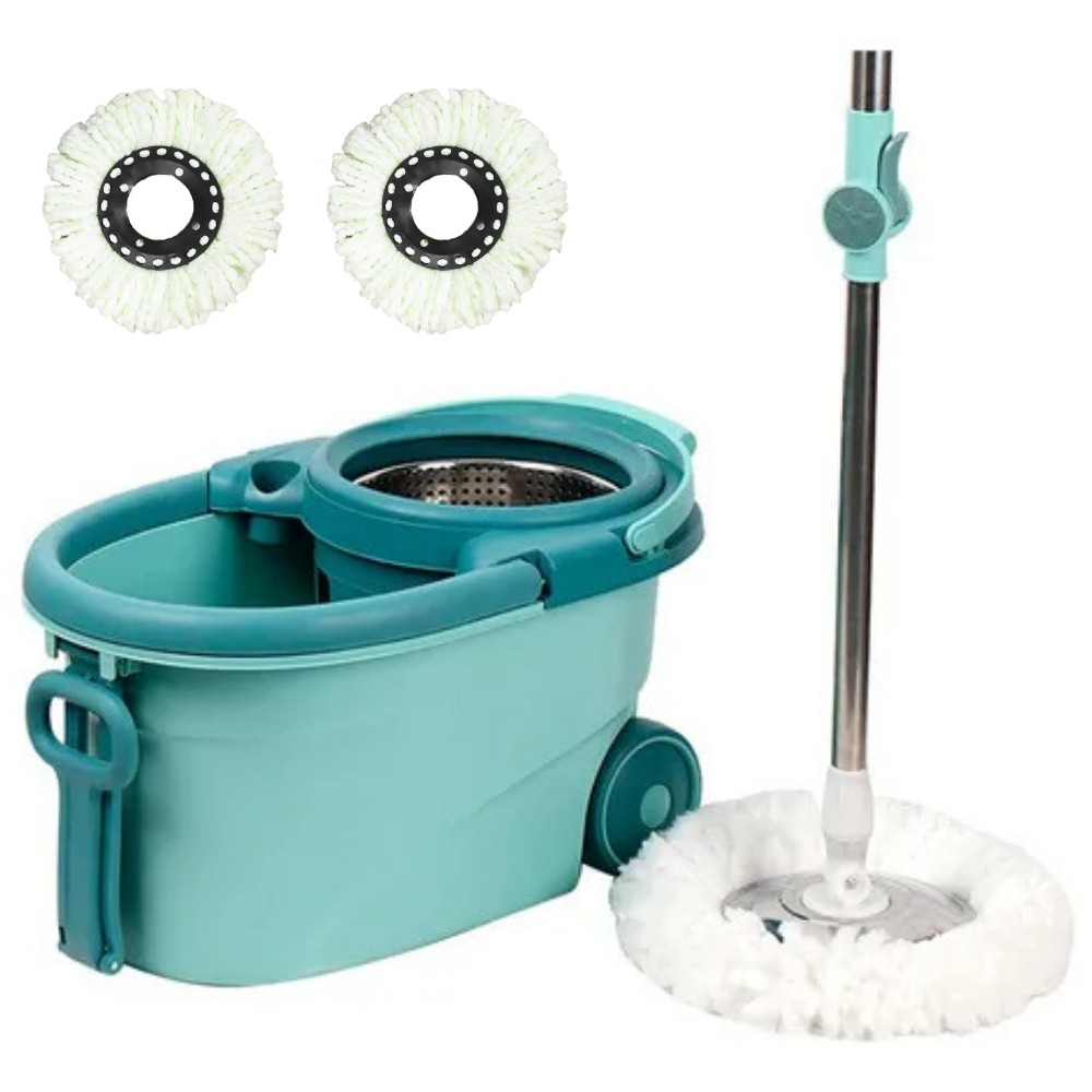 Balde Mop 360° Azul Deend Profissional Com Esfregão em Oferta na Shopee