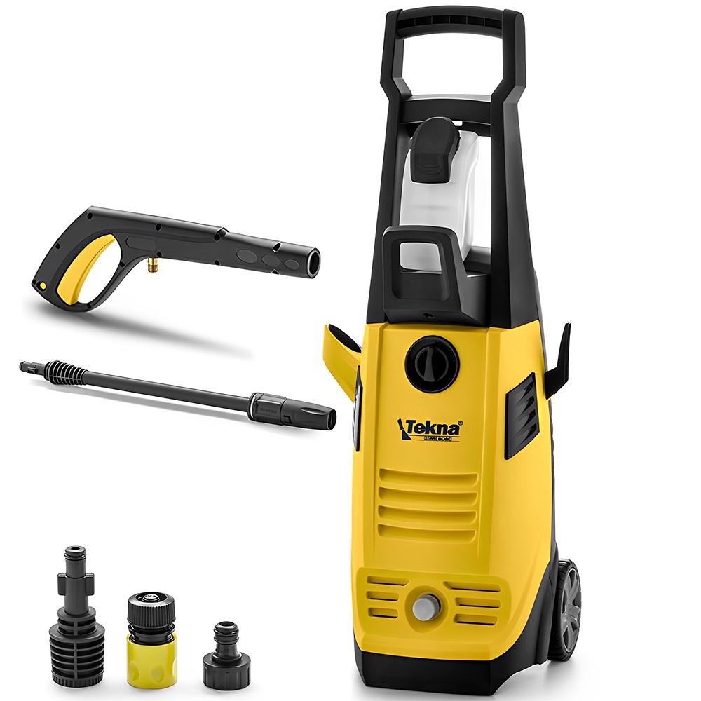 Lavadora de Alta Pressão 1,8 kw Auto Stop com Rodas e Alça TEKNA em Oferta na Shopee